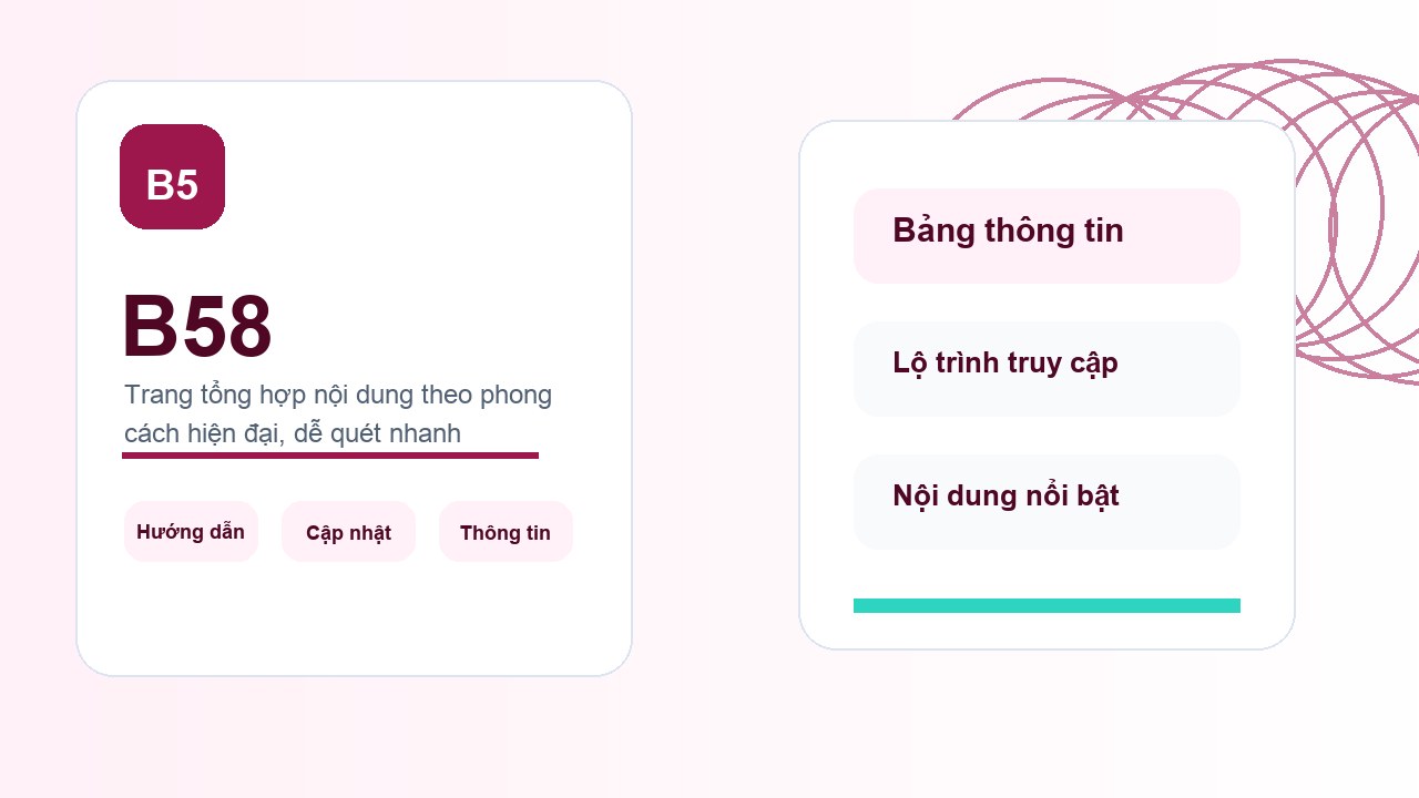 B58 hình ảnh thương hiệu